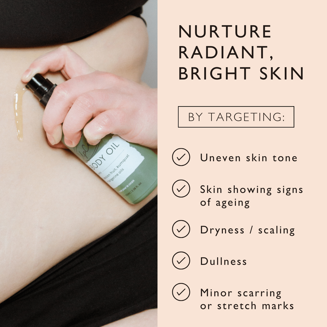 Body Oil with Passion Fruit Oil - M2G