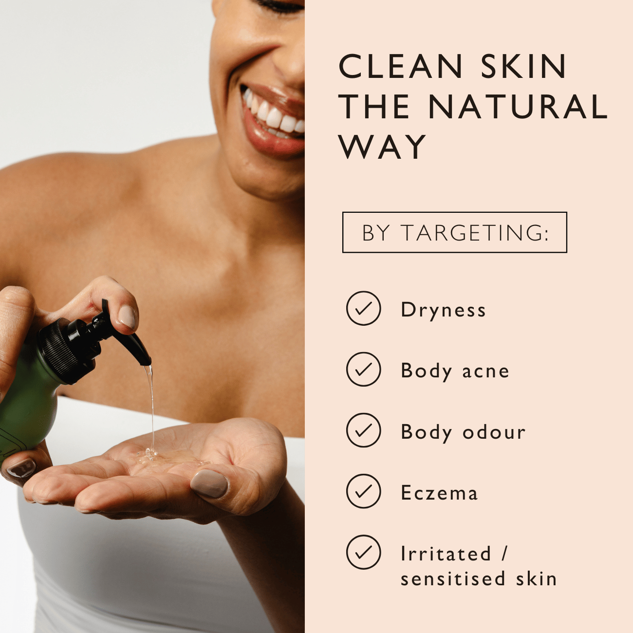 Natural Hand + Body Wash with Lemongrass - M2G