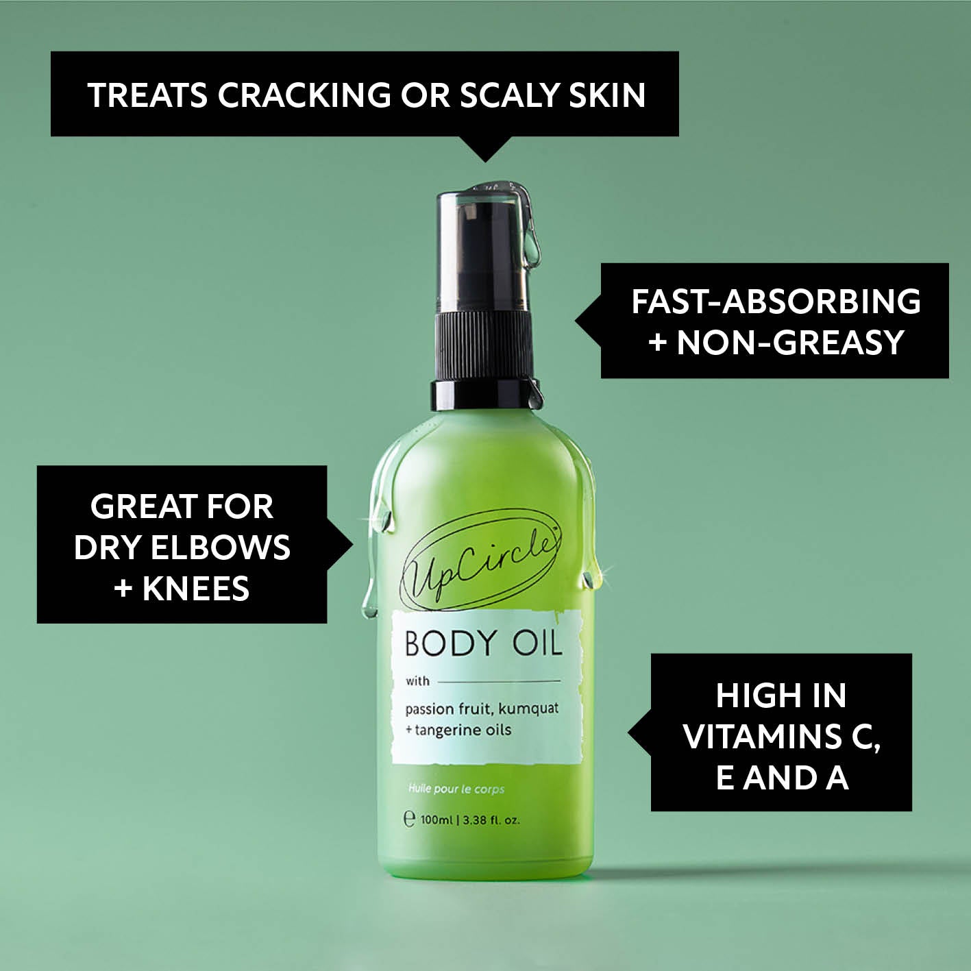 Body Oil with Passion Fruit Oil - M2G