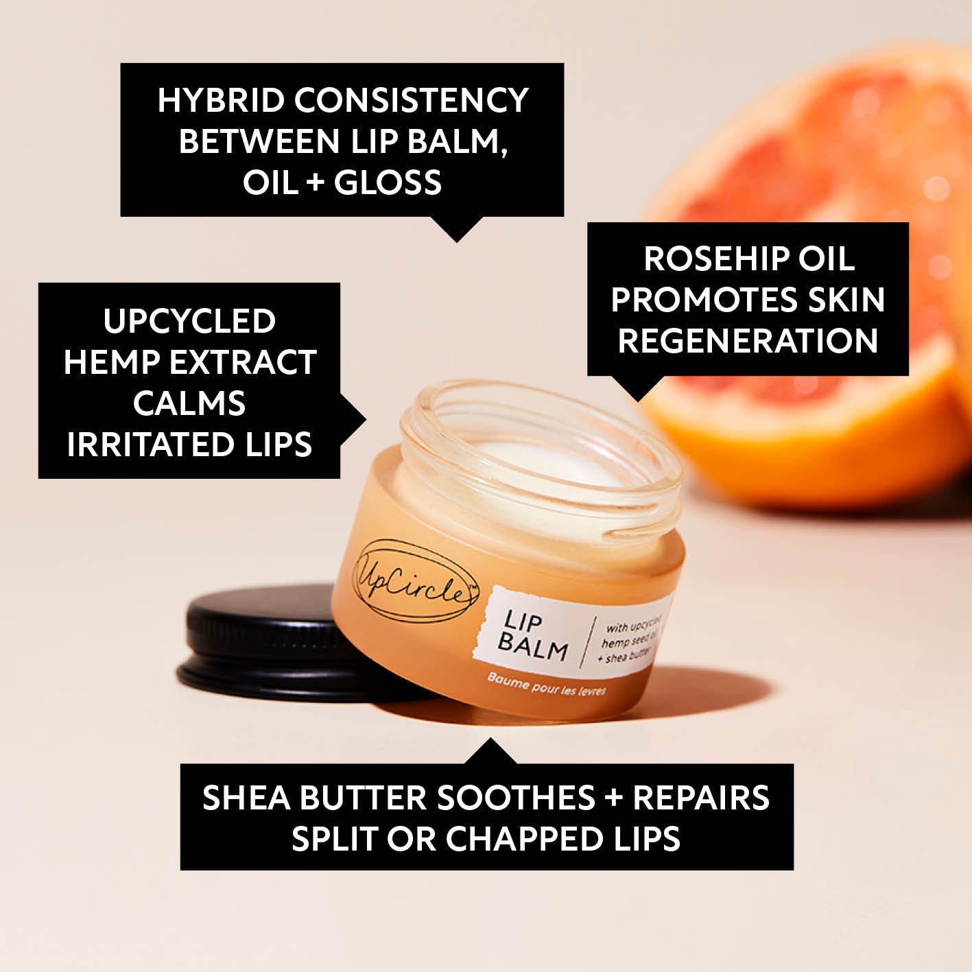 Lip Balm with Hemp Seed Oil - M2G