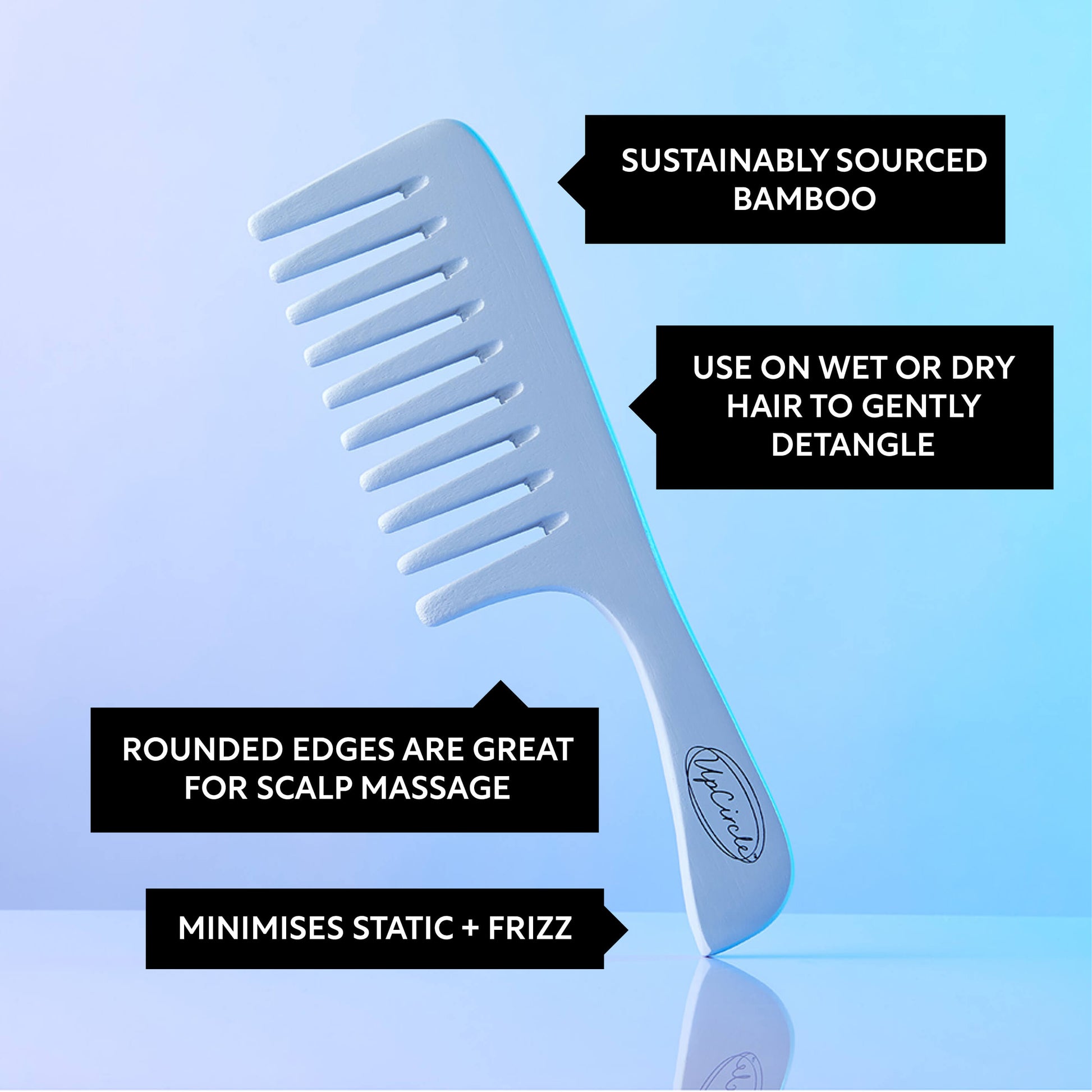 The Haircare Duo + Bamboo Wide Tooth Comb - M2G