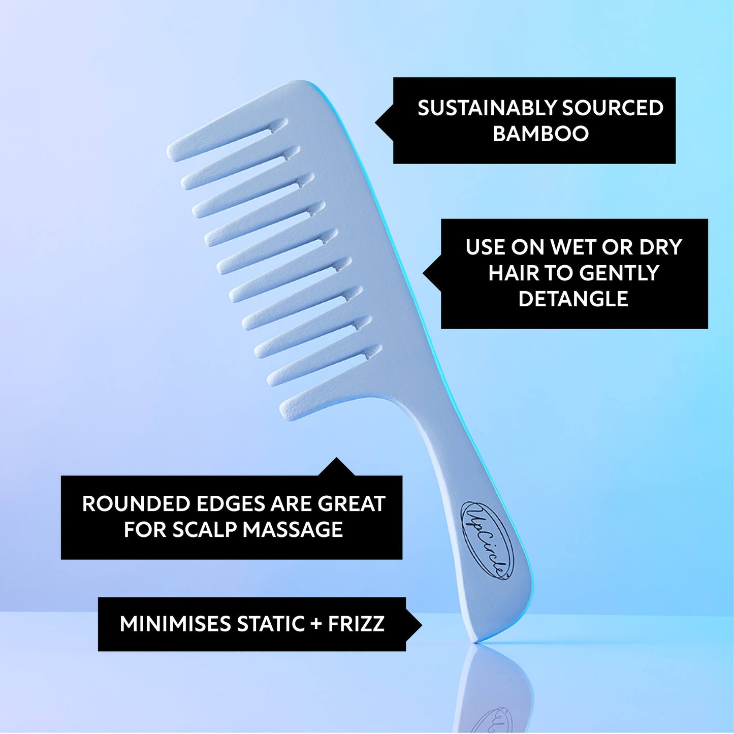 Bamboo Wide Tooth Comb - M2G