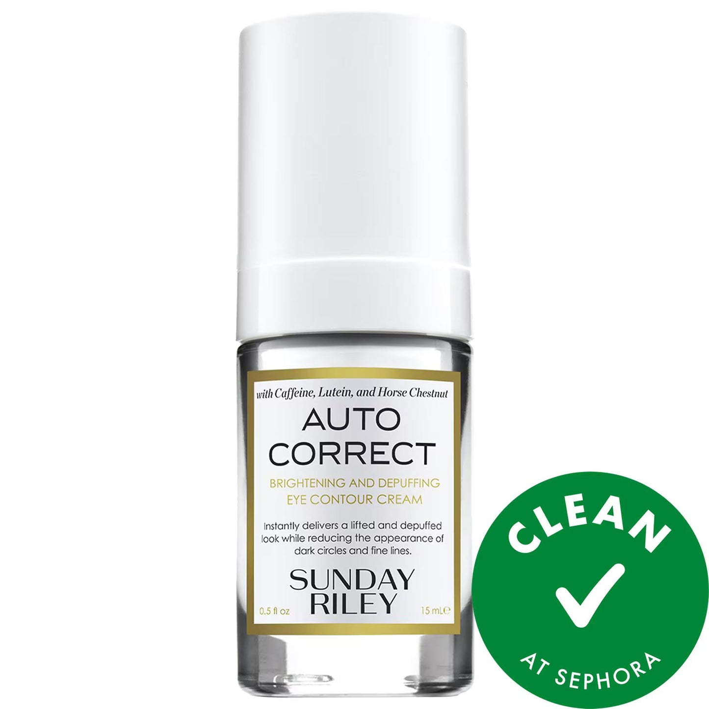 Drunk Elephant Auto Correct Brightening + Depuffing Eye Cream for Dark Circles - Hydrating, Anti-Aging Eye Care