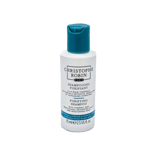CHRISTOPHE ROBIN Purifying Shampoo with Thermal Mud 2.5oz - New - M2G