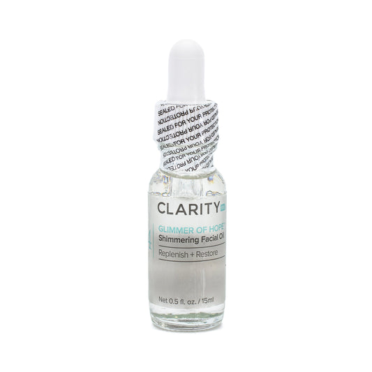 CLARITY RX Glimmer Of Hope Shimmering Facial Oil 0.5oz - Missing Box - M2G