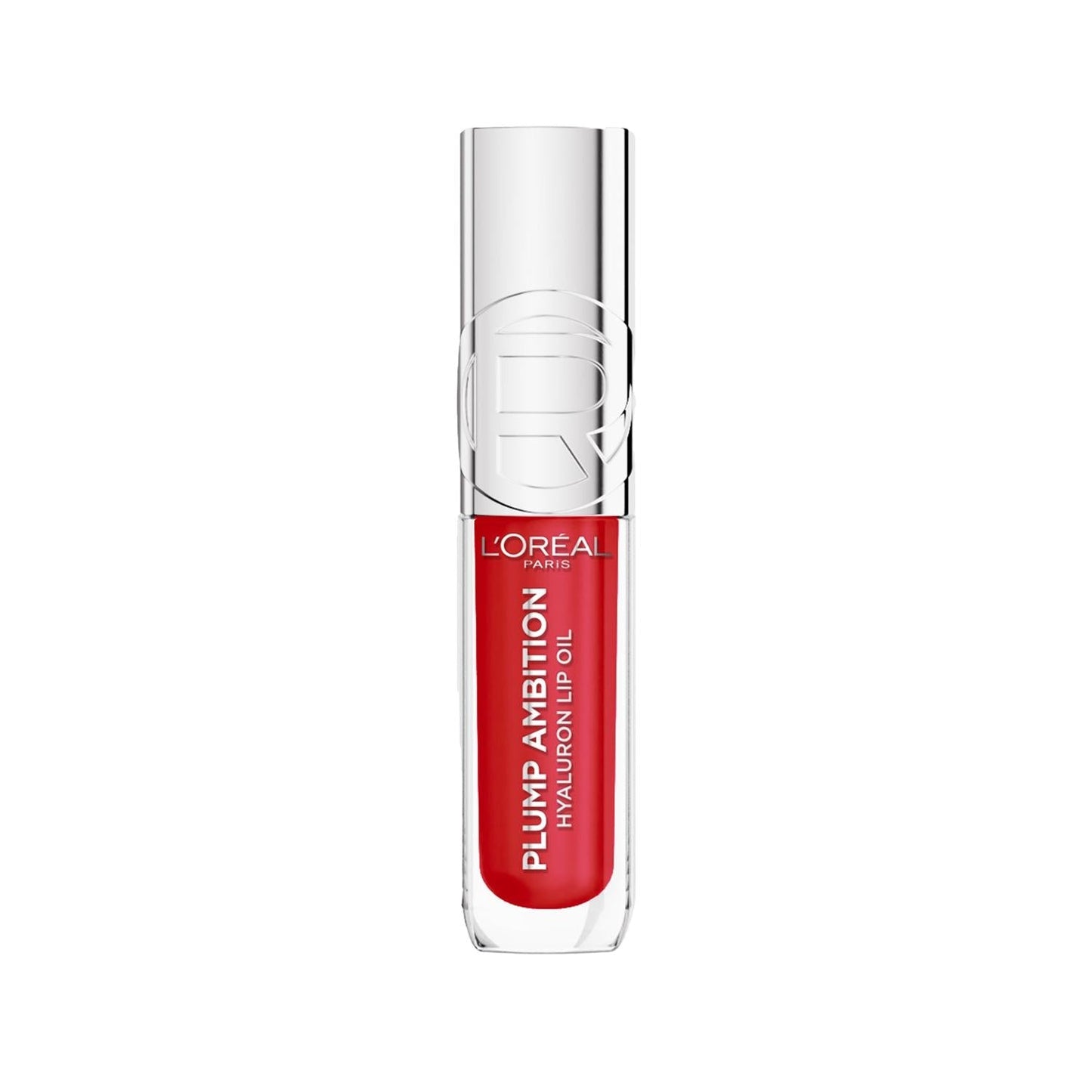 Loreal Paris Plump Ambition Hyaluron Lip Oil - Nourishing & Moisturizing Lip Care for Dry Lips, 380 Rouge In Lov