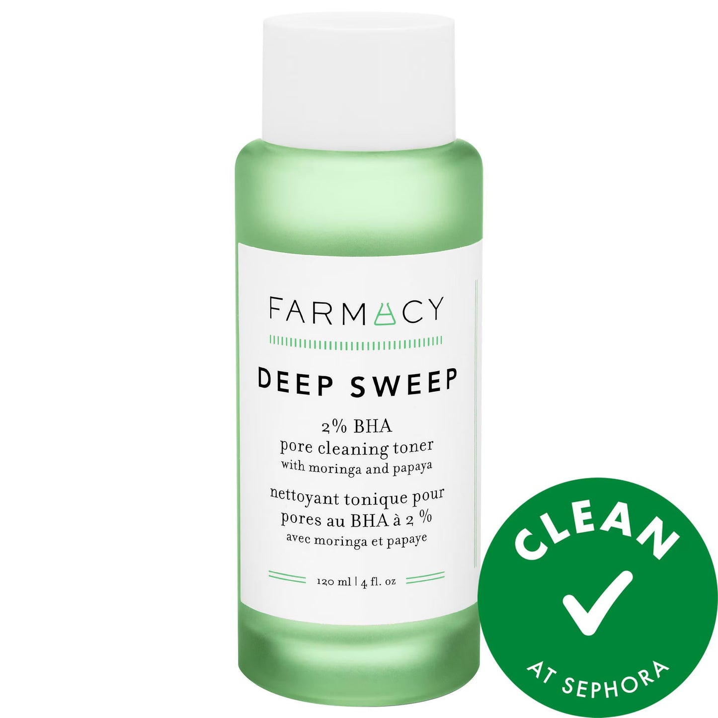 Deep Sweep: 2% BHA Pore Cleaning Facial Toner - Exfoliates, Clears Pores, & Controls Oil for Oily & Combination Skin - Vegan & Cruelty-Free