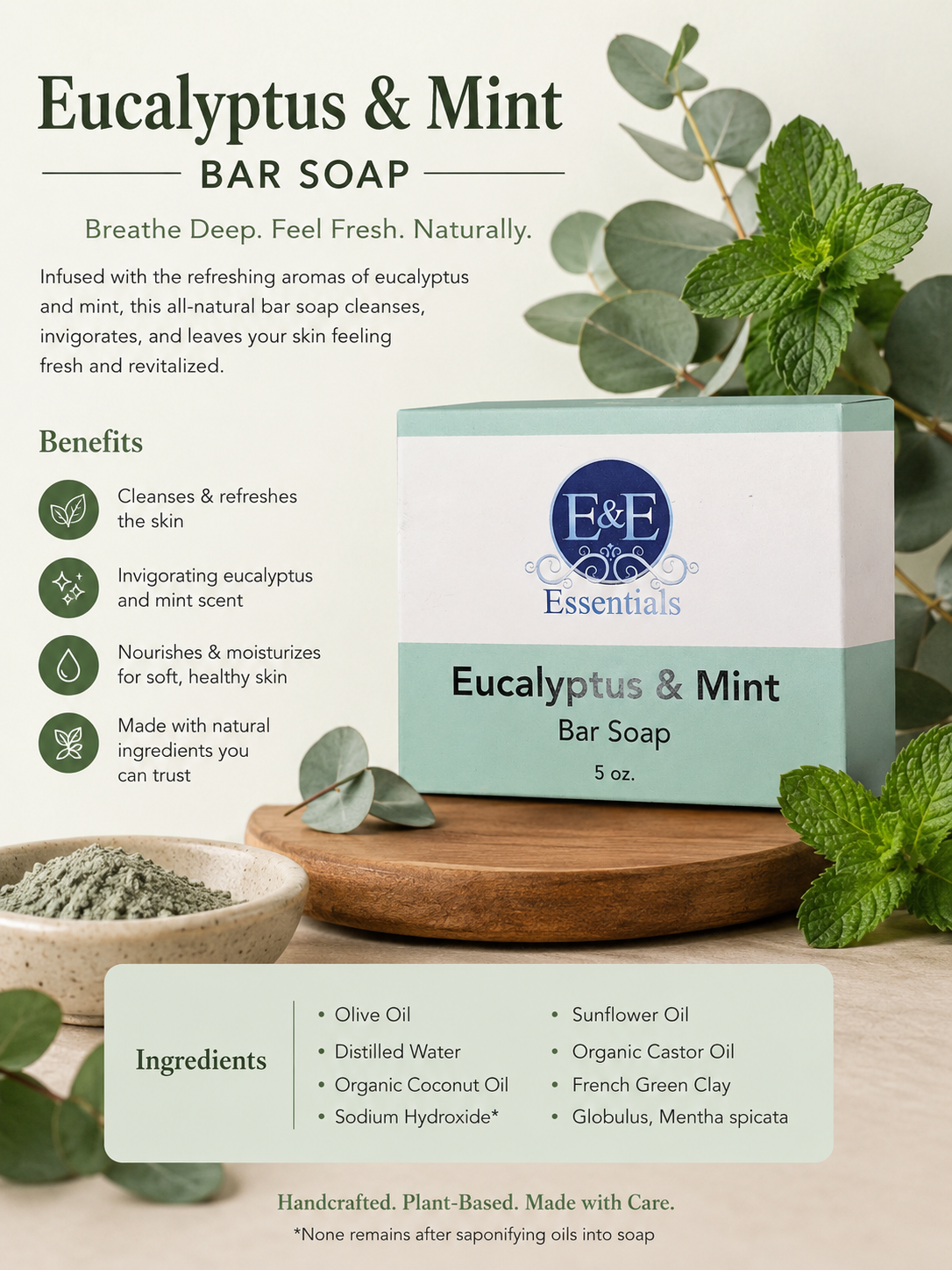 Eucalyptus & Mint Bar Soap-1