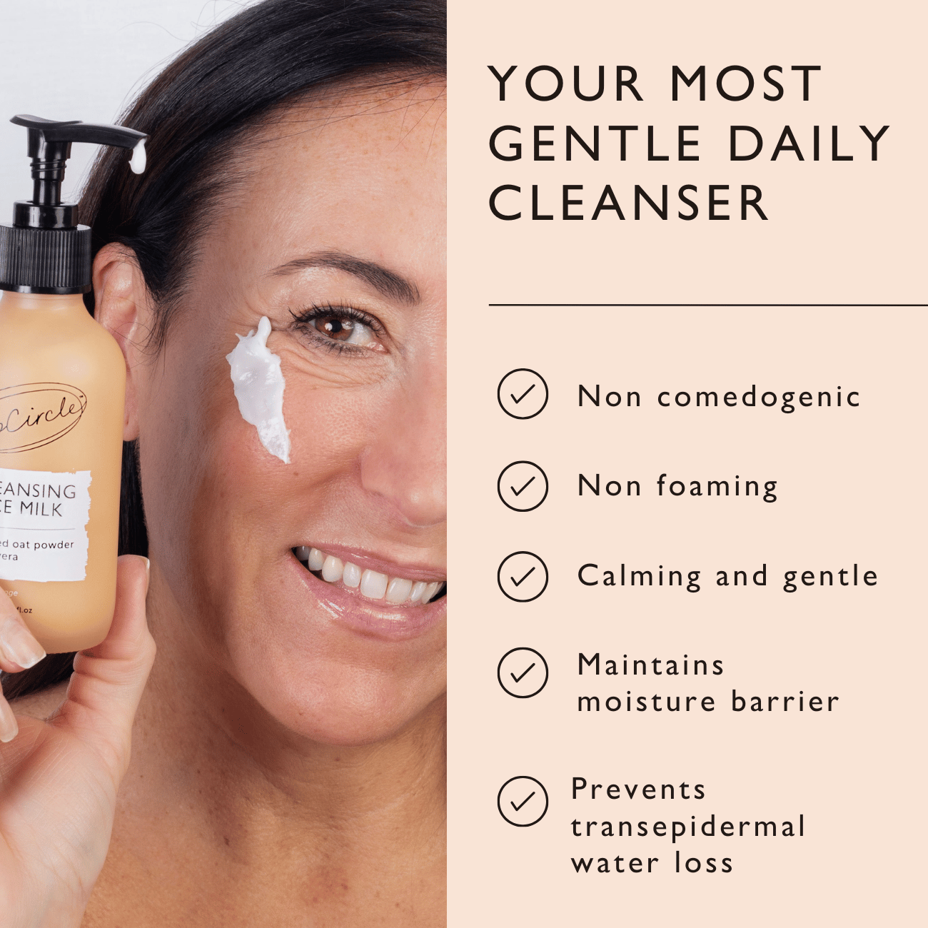 Cleansing Face Milk with Oat Powder - Travel Size - M2G