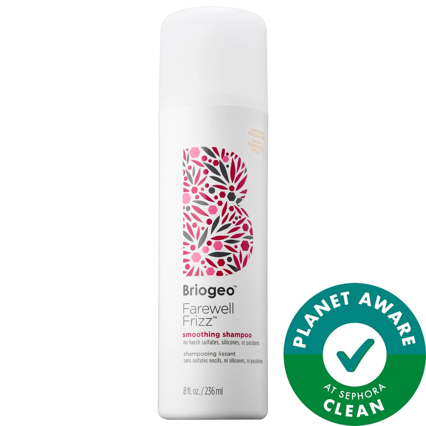 Briogeo Farewell Frizz Smoothing Shampoo - Sulfate-Free, Vegan, Cruelty-Free Hair Care for Dry, Frizzy Hair