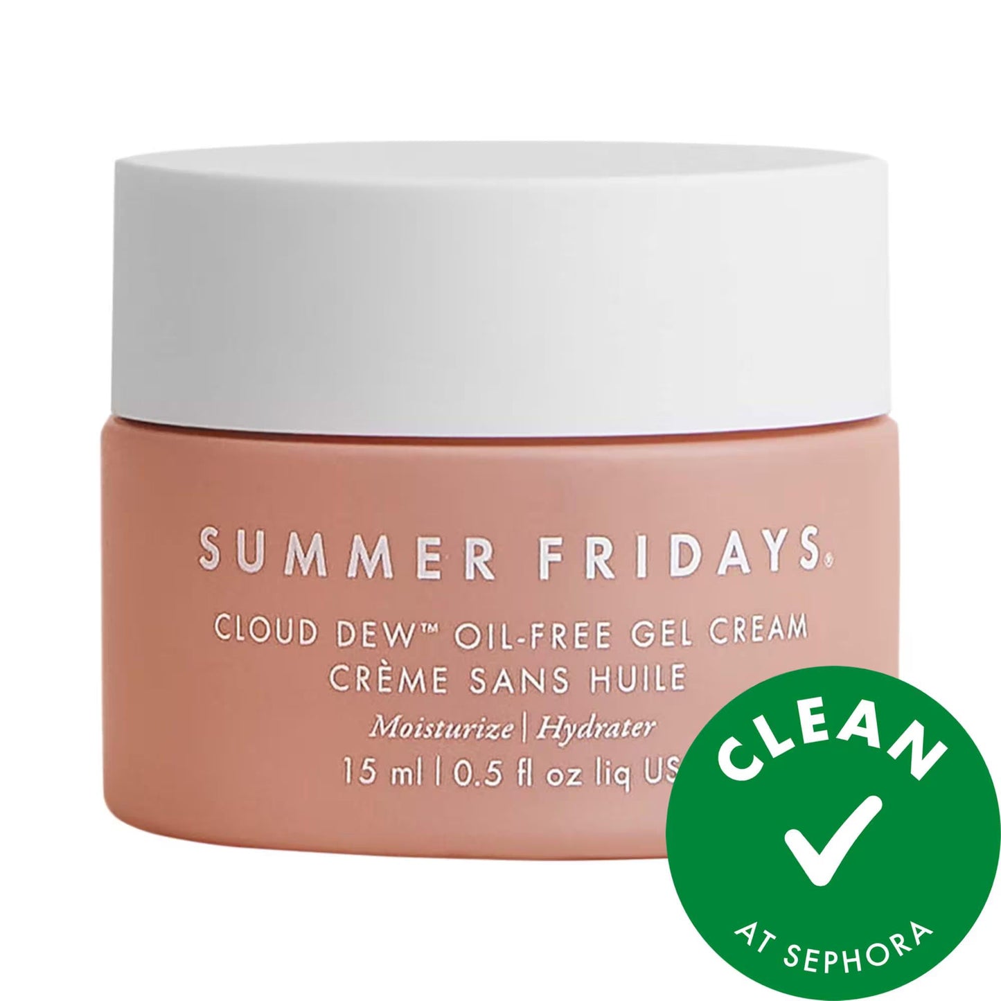 Mini Cloud Dew - Oil-Free Gel Cream Moisturizer for Dry Skin with Hyaluronic Acid & Ceramides, Vegan & Cruelty-Free Skincare