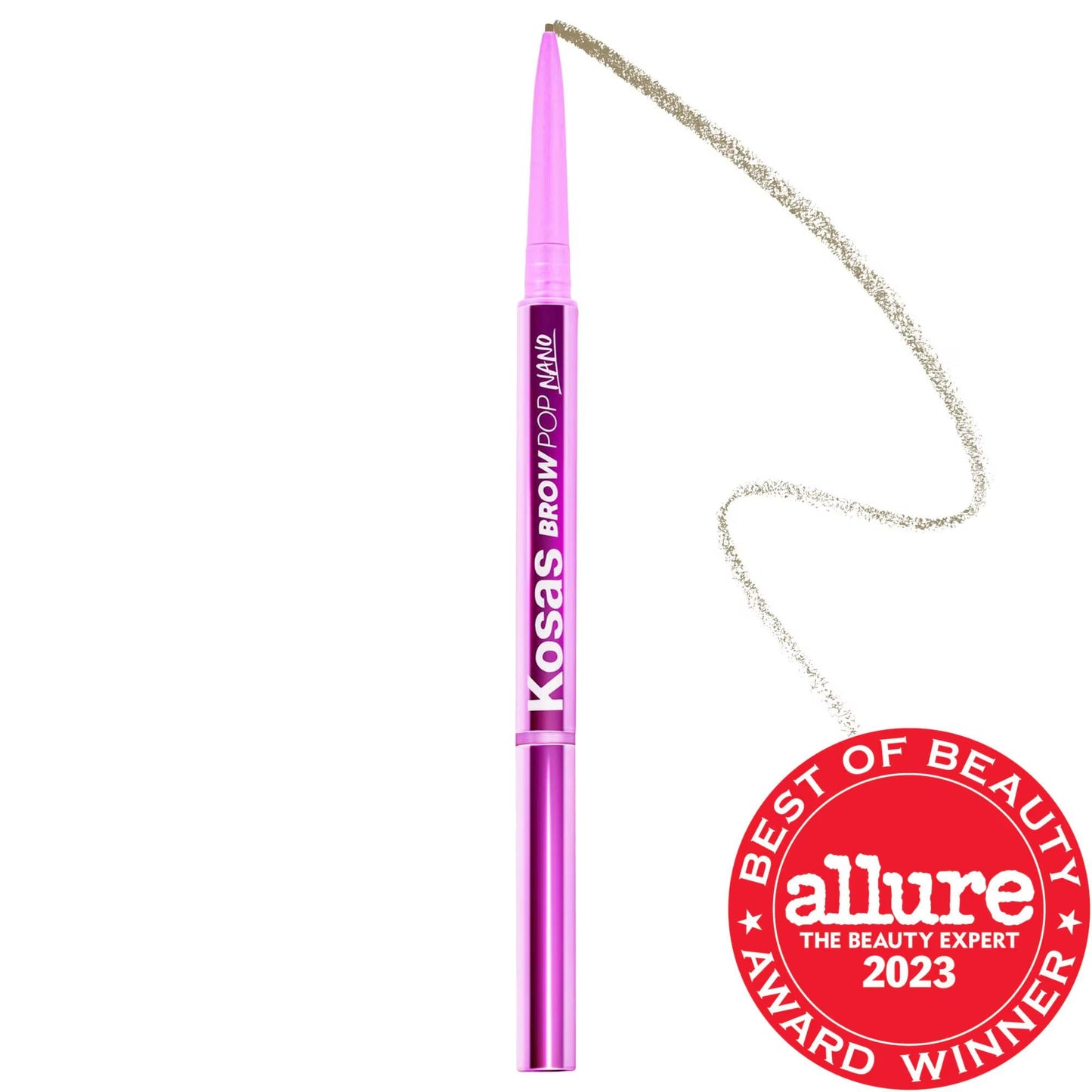Brow Pop Nano Ultra-Fine Detailing Eyebrow Pencil - Vegan, Long-Lasting, Natural-Looking Eyebrows