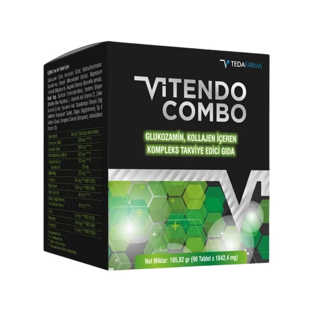 Vitendo Combo 90 Tablet - Joint Health Supplement with Glucosamine, Chondroitin, and Collagen