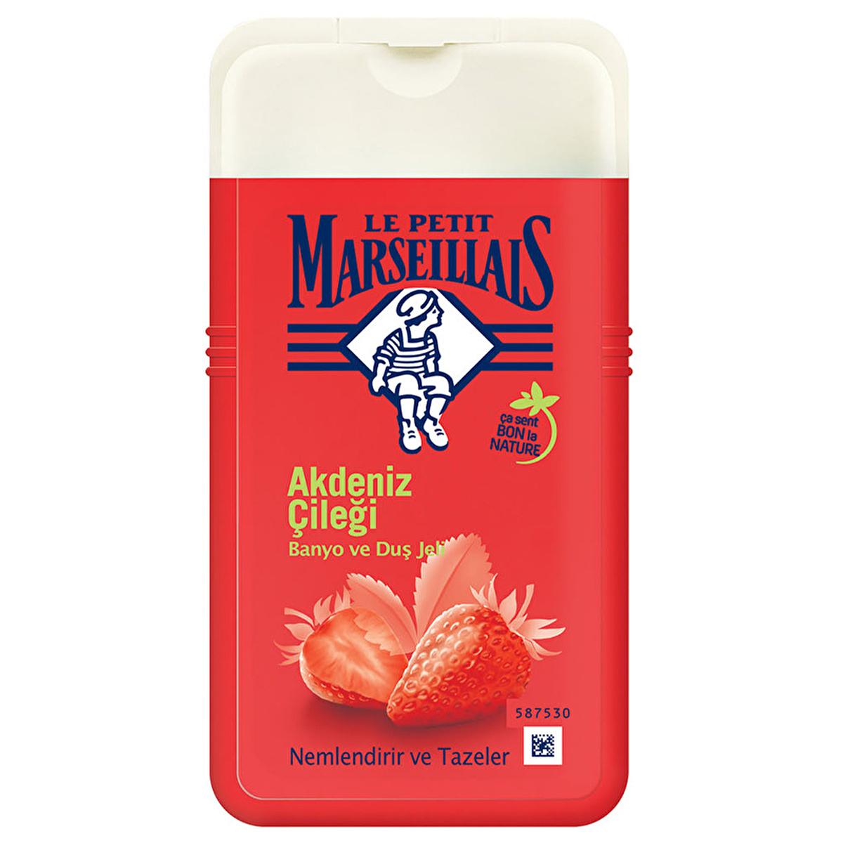 Le Petit Marseillais Strawberry Scented Shower Gel - Gentle, Natural, and Fragrant Cleansing for Sensitive Skin