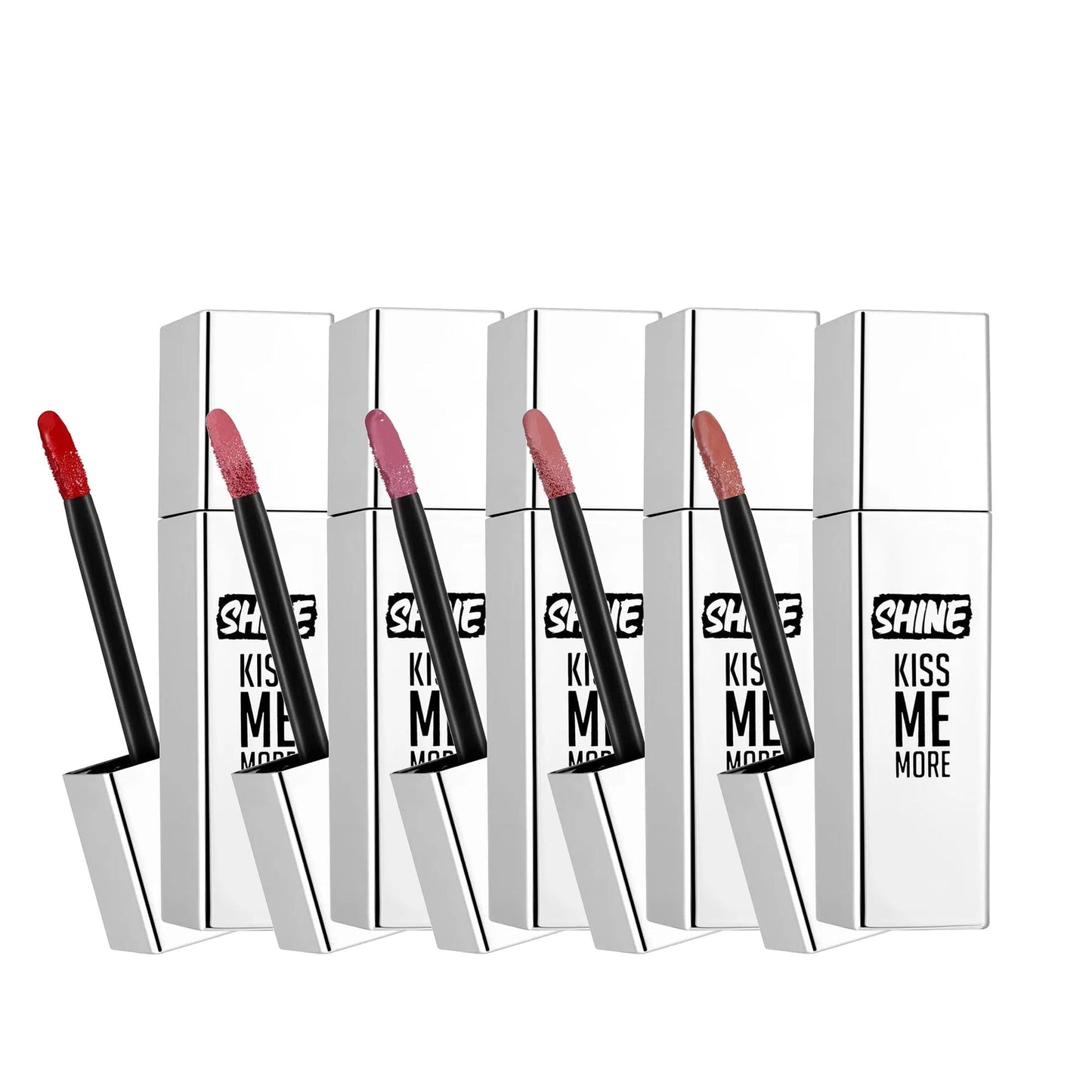 Flormar Liquid Lipstick - Shine Kiss Me More, Long-Lasting Shiny Finish, 3.5g