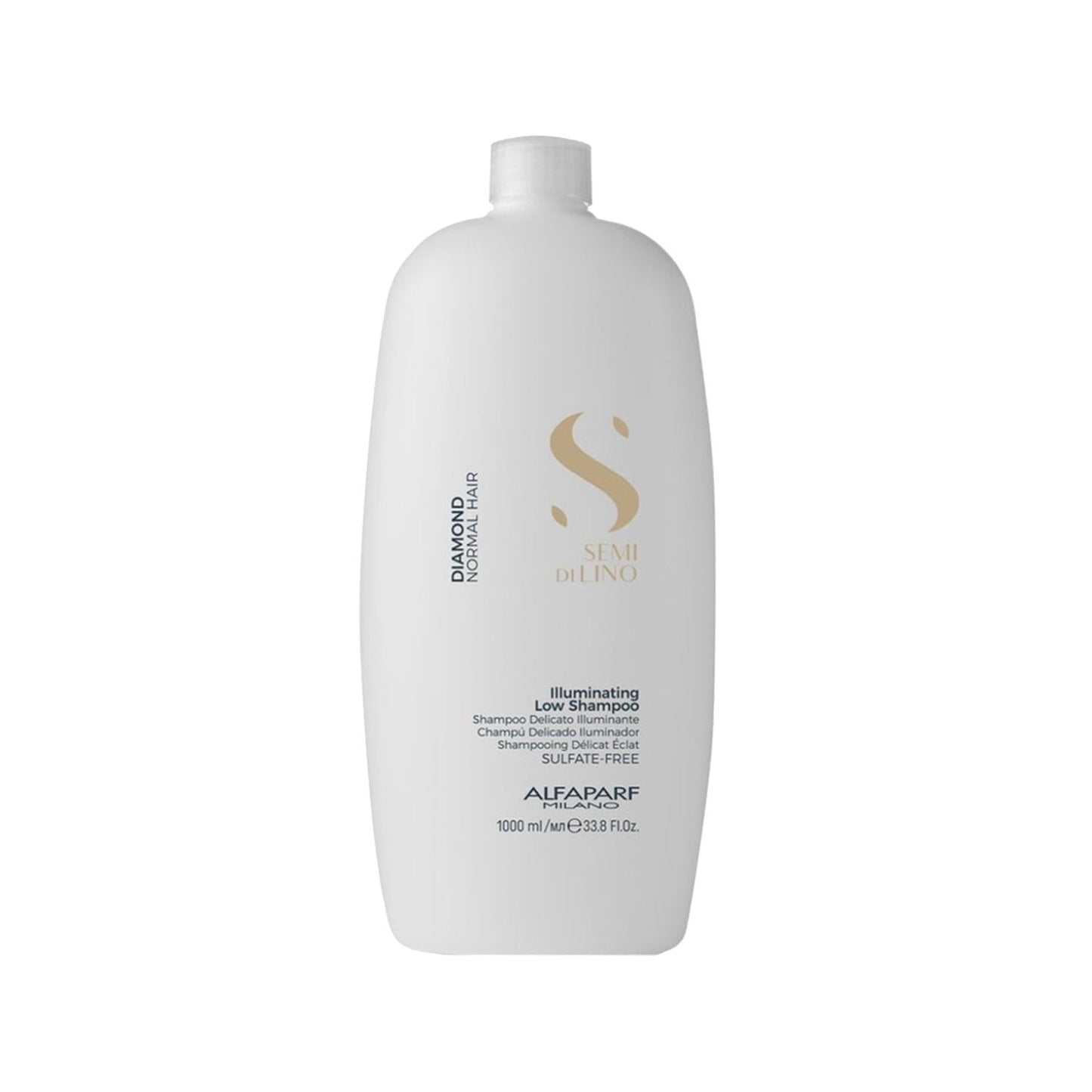 Alfaparf Semi Di Lino Diamond Illuminating Low Shampoo 1000 ml - Professional Hair Care for Illuminated Hair