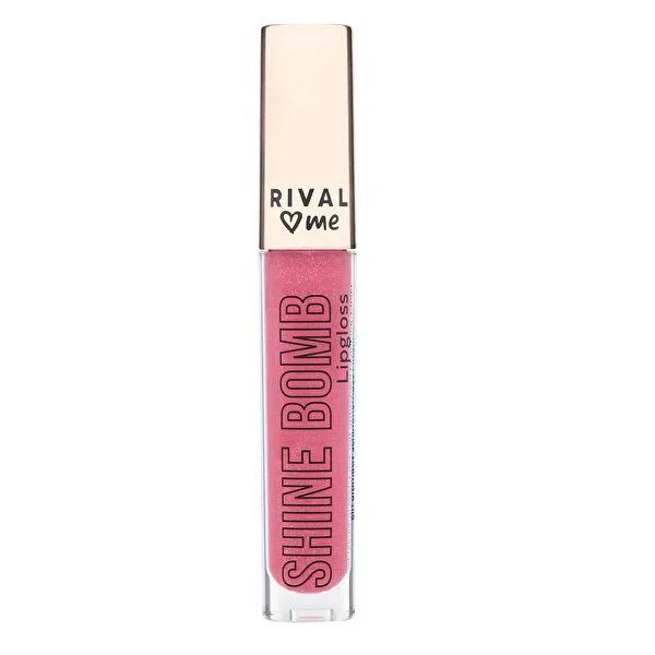 Rival Loves Me Lipgloss Shine Bomb No.07 Frozen Watermelon - Shiny, Fuller Lips with Optical Plumping Effect