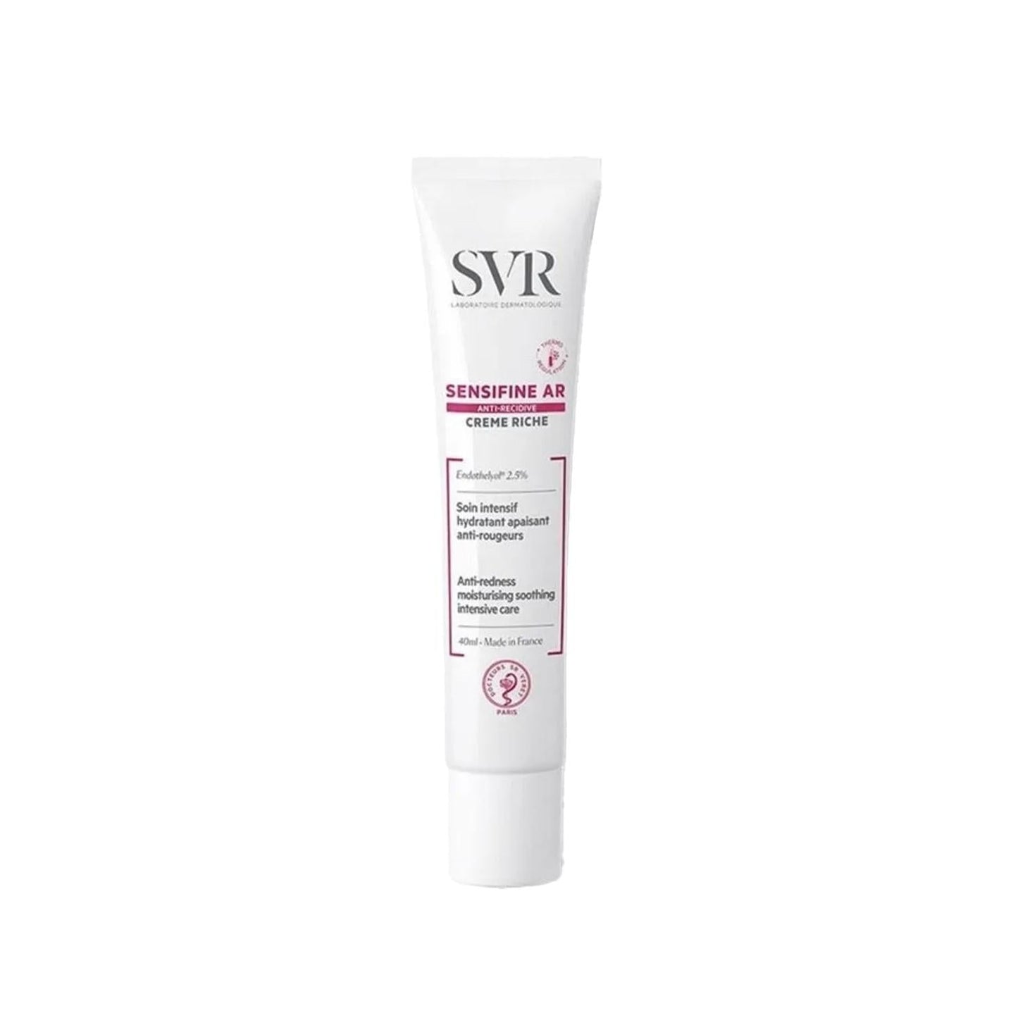 SVR Sensifine AR Creme Rich: Anti-Redness Facial Cream for Sensitive Skin - Intense Hydration, Kõzarõklõk Kar_õtõ Krem - 40ml
