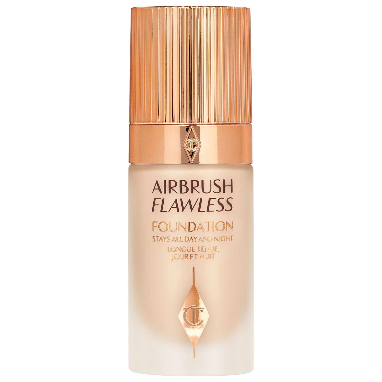 Charlotte Tilbury Airbrush Flawless Foundation: Full Coverage, Longwear, Matte Finish & Anti-Aging Hydration