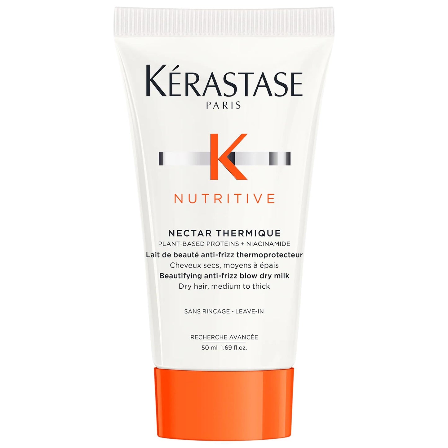 Kerastase Mini Nutritive Heat Protecting Styling Cream for Dry Hair - Nourishing Leave-in Cream with Heat Protection up to 450¡F