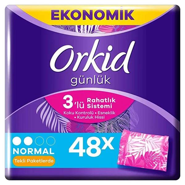 Orkid Daily Liners: Individually Wrapped for Freshness & On-the-Go Protection - Odor Control, Breathable & Dermatologically Tested Panty Liners