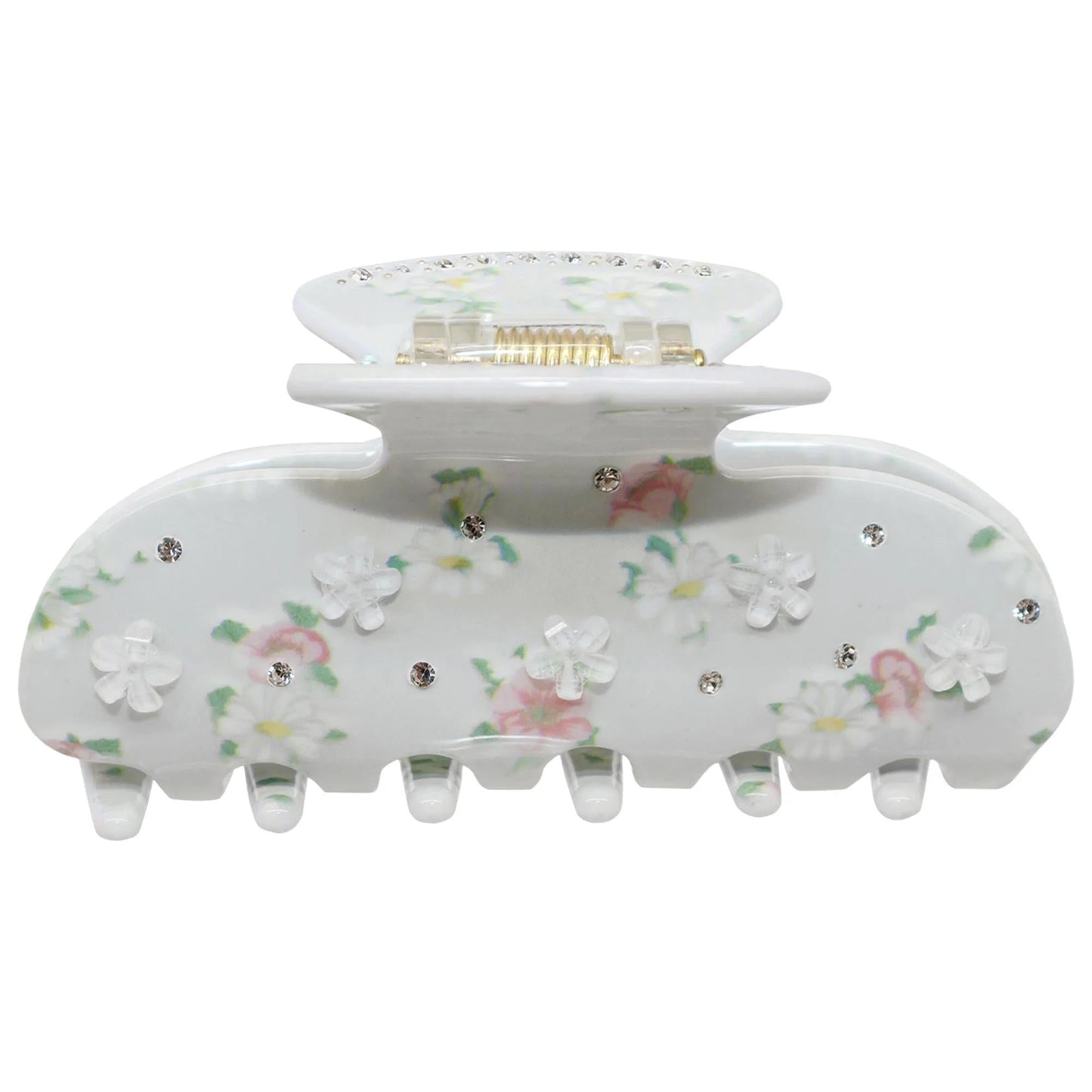Emi Jay Sweetheart Hair Claw Clip in Tea Party - Biodegradable Hair Accessory for All Hair Types