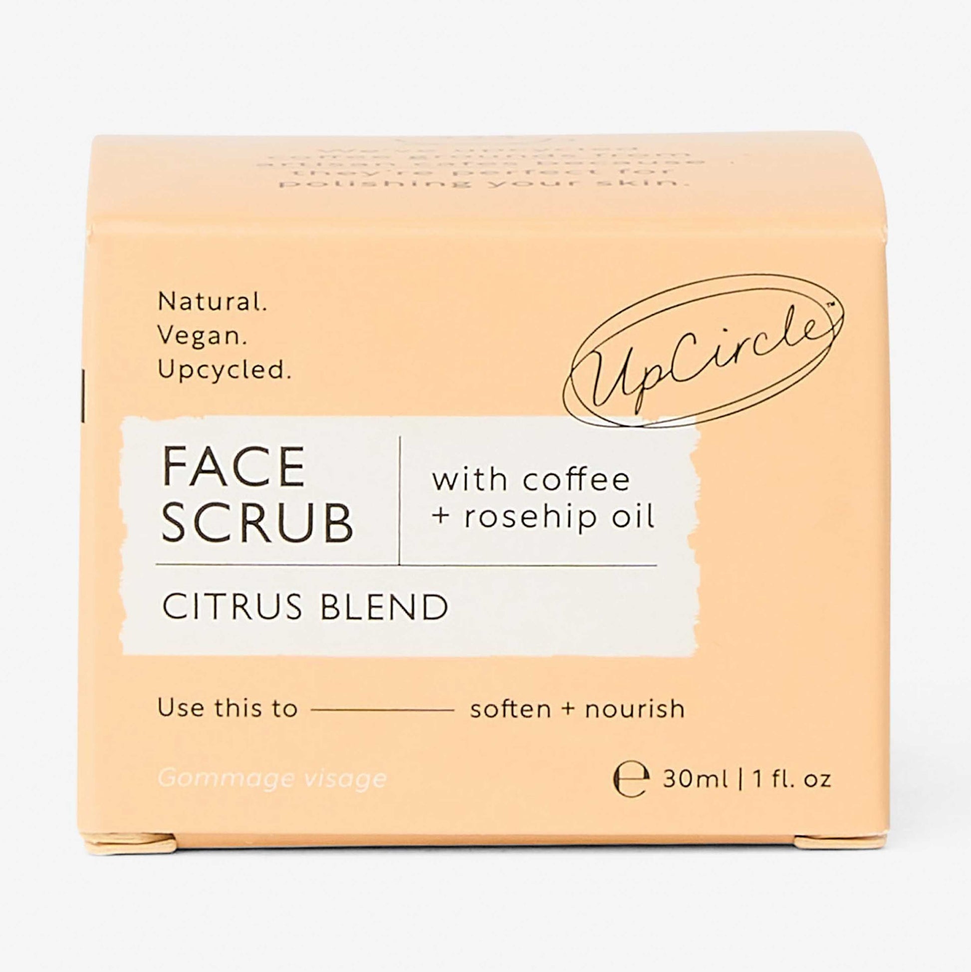 Natural Face Scrub – Citrus Blend – Travel Size - M2G
