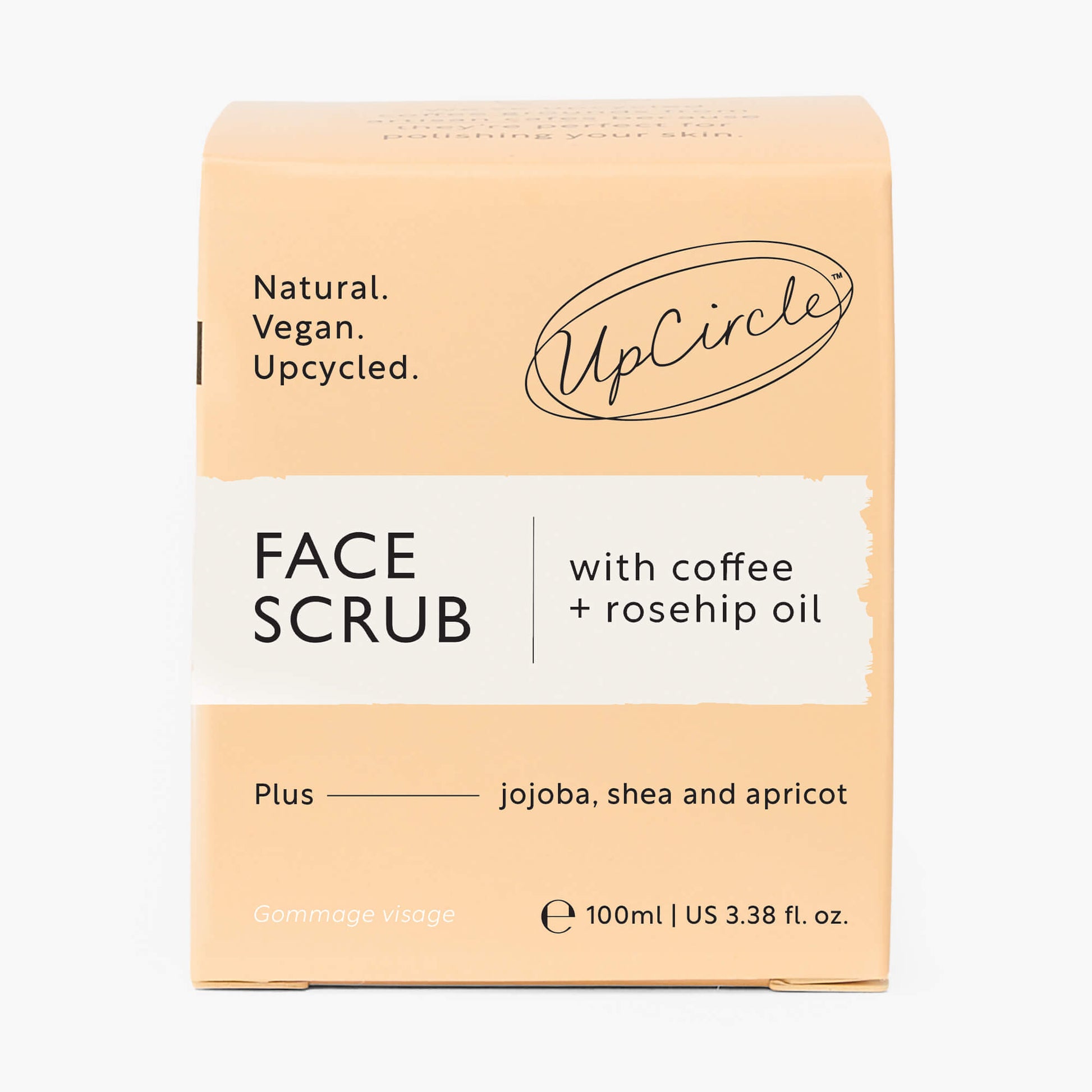 Face Scrub with Coffee + Rosehip Oil - M2G