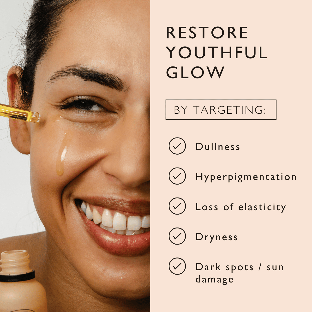 Organic Face Oil with Coffee Extact - Travel Size - M2G