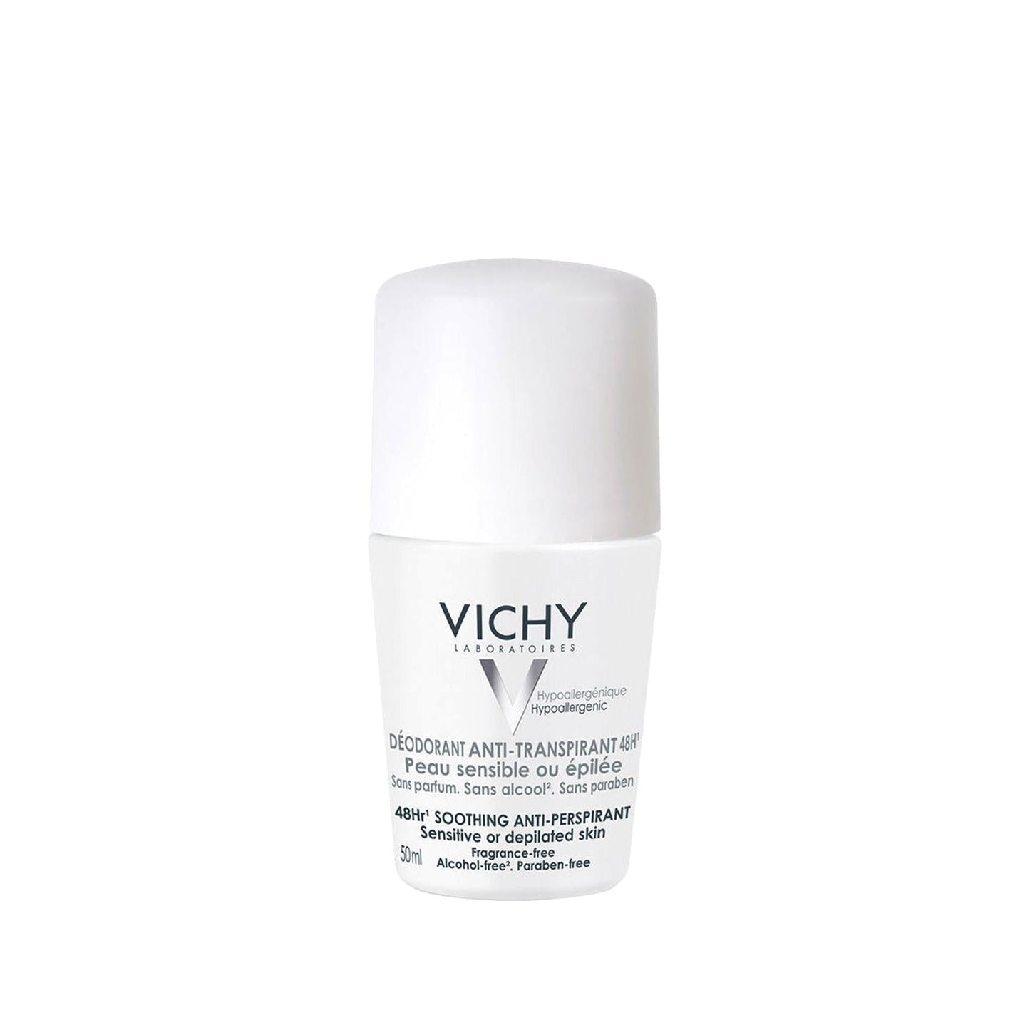 Vichy 48 Hour Anti-Perspirant Roll-On Deodorant for Sensitive Skin - 50ml