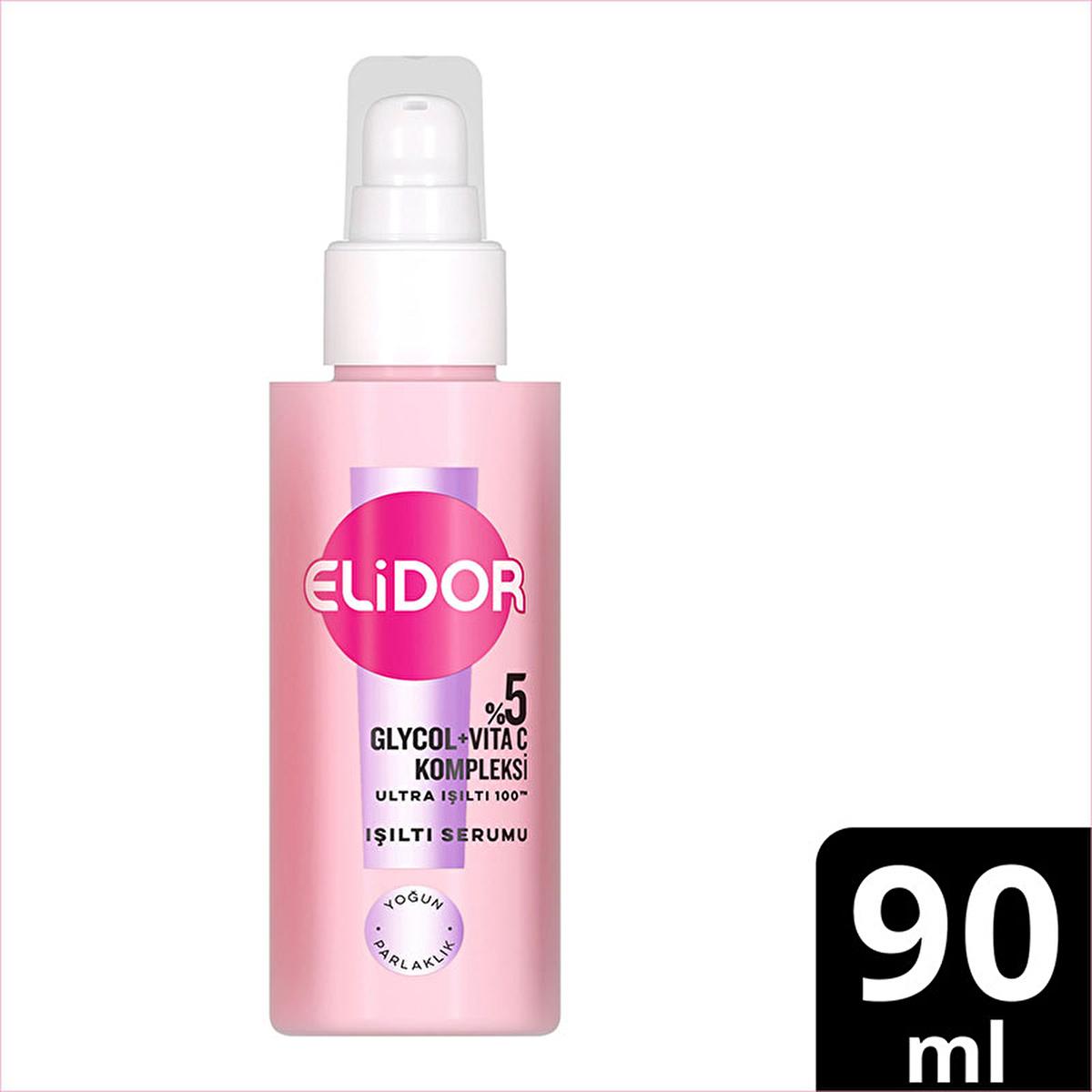 Elidor Ultra I_õltõ 100 I_õltõ Serum - Intense Shine Hair Serum for Dry, Damaged Hair - 3.04 fl oz