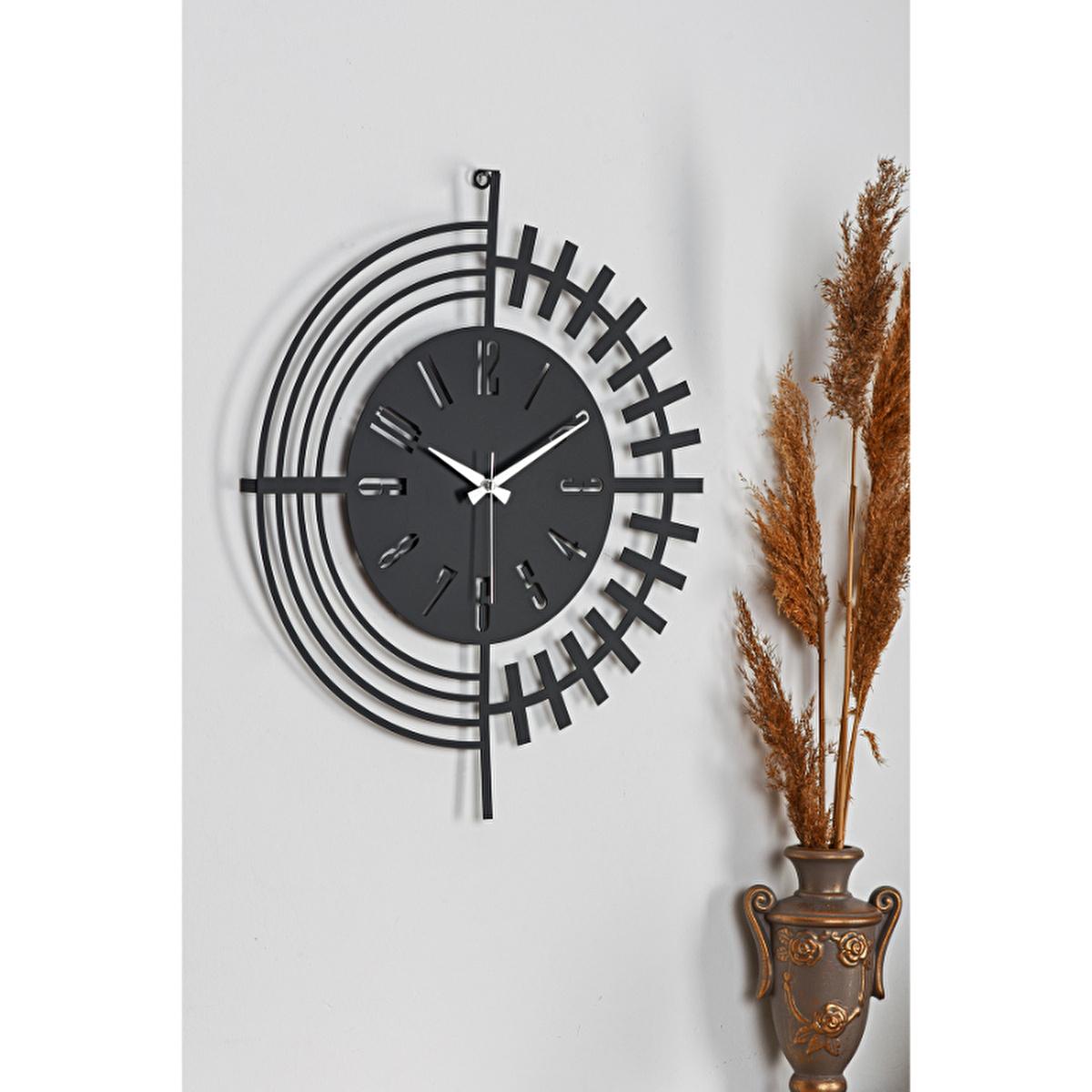 Muyika 41x41cm Metal Modern Wall Clock - Silent Sweep Mechanism, Modern Home Decor