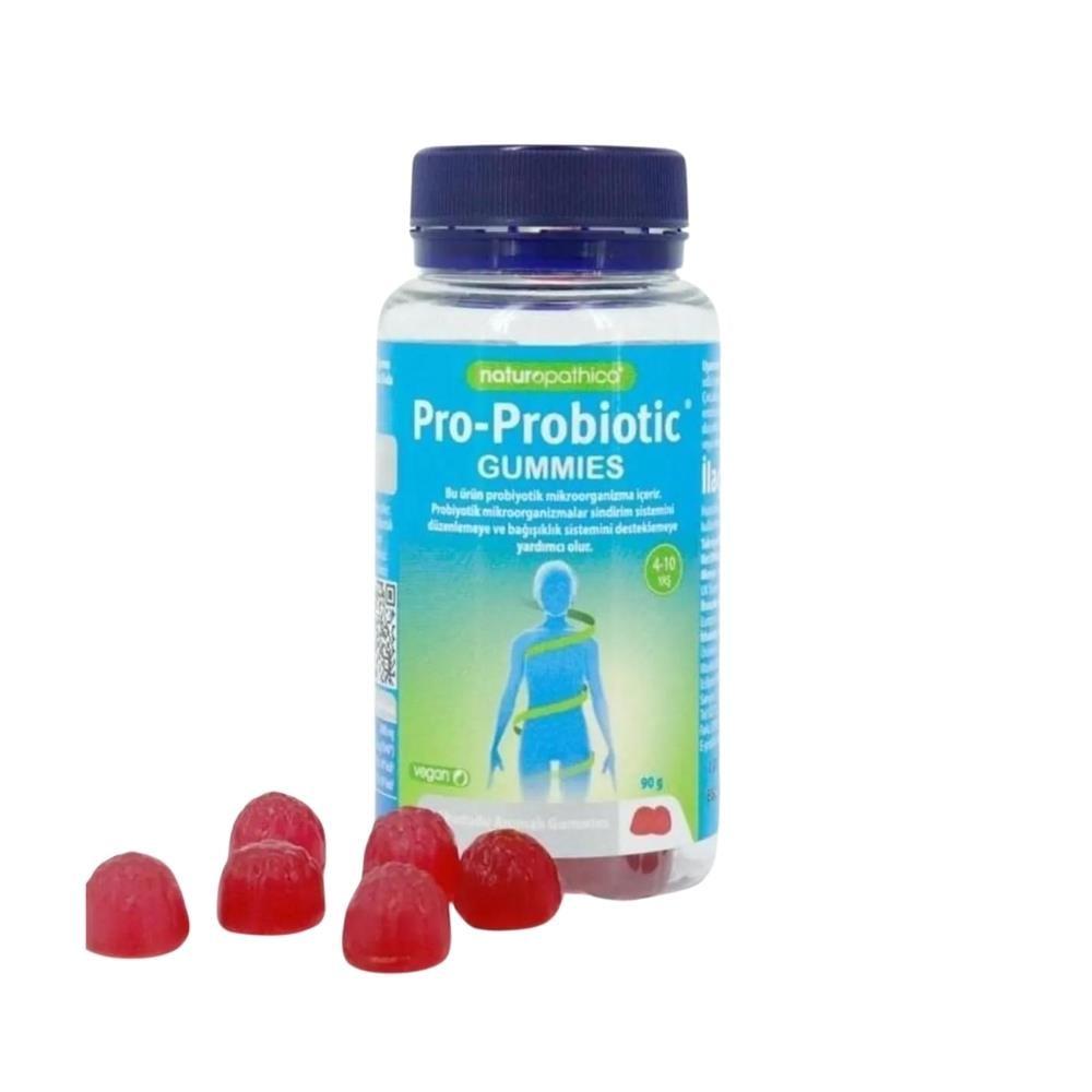 Naturopathica Pro-Probiotic 30 Gummies - Supports Gut Health & Immune System for Kids & Adults