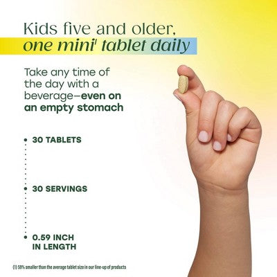 MegaFood Kids One Daily Mini Tablets 30ct - New - M2G
