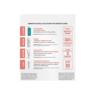 Avene Dermatologist Recommended Sensitive Skin Starter Kit 4ct - Imperfect Box - M2G