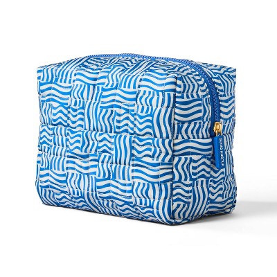 Sonia Kashuk Loaf Travel Makeup Bag Blue Wave - New - M2G