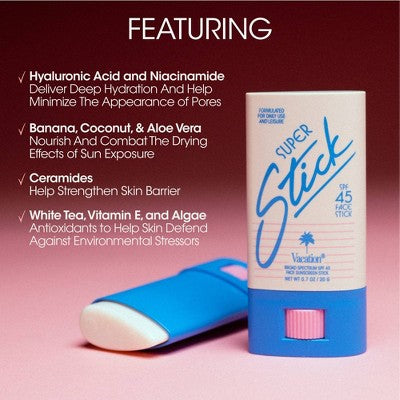 Vacation Super Stick Face SPF 45 - Imperfect Box - M2G