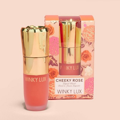 Winky Lux Cheeky Rose Liquid Blush Darling 0.21oz - Imperfect Box - M2G
