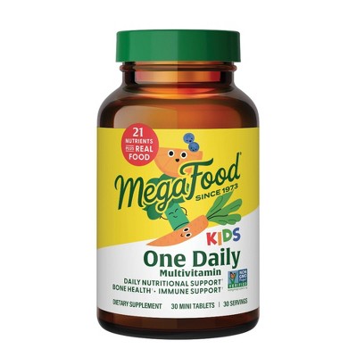 MegaFood Kids One Daily Mini Tablets 30ct - New - M2G