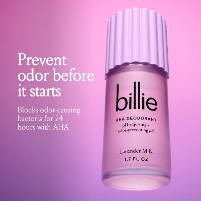 Billie AHA Gel Deodorant Lavender Milk 1.7 fl oz - New - M2G
