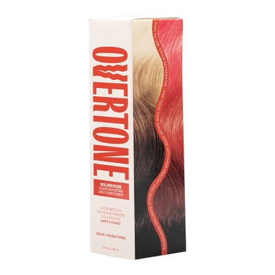 Overtone Golden Rose Daily Conditioner Semi-Permanent Rose Gold Hair Color 4.5 oz - New - M2G