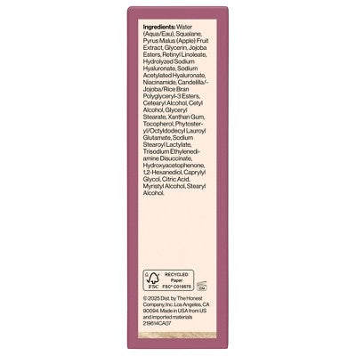 Honest Beauty Honestly Pure Retinyl Serum with Retinyl Linoleate 1.0 fl oz - New - M2G