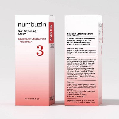 numbuzin No.3 Skin Softening Serum 1.69 fl oz - Imperfect Box - M2G