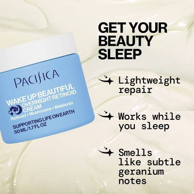 Pacifica Wake Up Beautiful Overnight Retinol Cream 1.7 fl oz - Imperfect Box - M2G