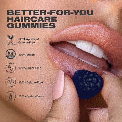 Imarais Beauty Nourish Haircare Gummies Vegan and Sugar-Free 30ct - Imperfect Container - M2G