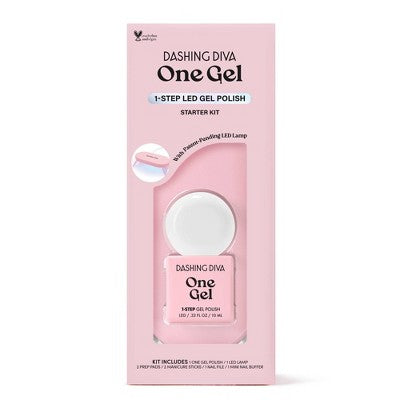 Dashing Diva One Gel Color Nail Polish Starter Kit Daikon 8ct - New - M2G