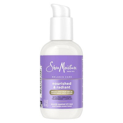 SheaMoisture Melanin Care Broad Spectrum SPF 30 Sunscreen Face Lotion 3 fl oz - Imperfect Container - M2G
