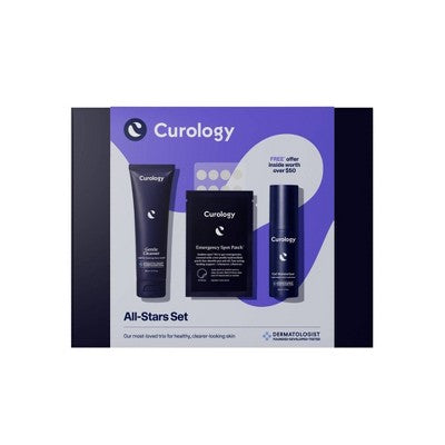 Curology Skincare Starter Set Gentle Essentials Kit for All Skin Types 3ct - Imperfect Box - M2G
