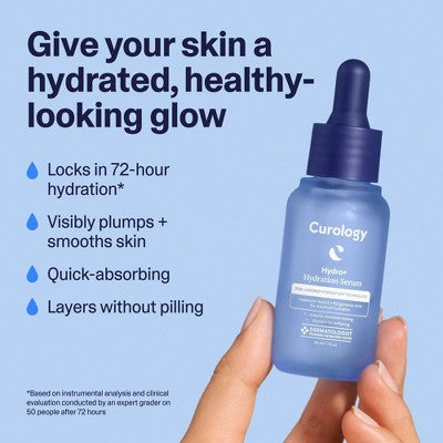 Curology Hydro+ Hydration Serum 1 fl oz - Missing Box - M2G