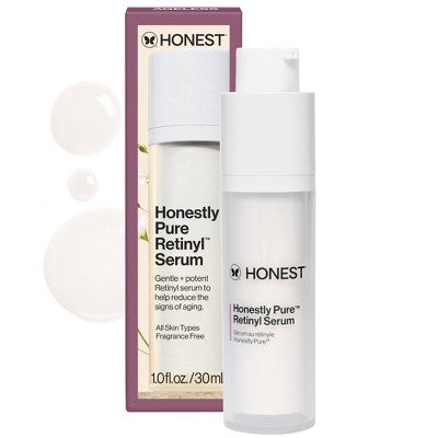Honest Beauty Honestly Pure Retinyl Serum with Retinyl Linoleate 1.0 fl oz - New - M2G